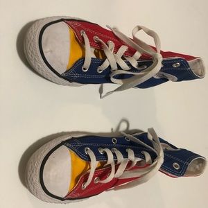 Multicolor Converse High Tops